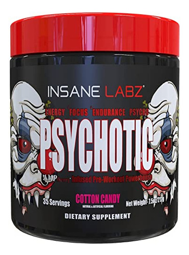 Insane Labz Psictico, Alto Estimulante Preentrenamiento, Ene