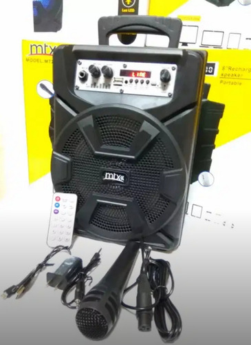 Parlante Amplificado Recargable Mtx 300 Watts Nuevo 