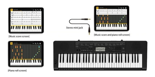 Imagen 5 de 10 de Teclado Casio Ctk3500 5/8 61 Teclas Sensitivo Con Atril