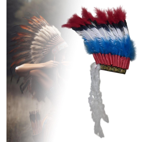 Diadema De Sombrero Indio Para Mardi Gras, Carnaval,