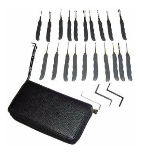 Imagen 3 de 10 de Juego De Ganzúas Profesional Goso Original 24pcs Titanio