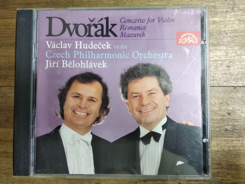 Hudecek Belohlavek Dvorak Concerto For Violin Cd / Kktus