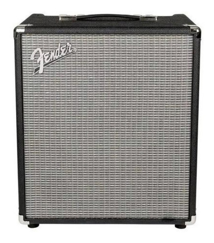 Amplificado Bajo 100w Fender Rumble 100 Combo 1x12 Overdrive Color Negro/Plata