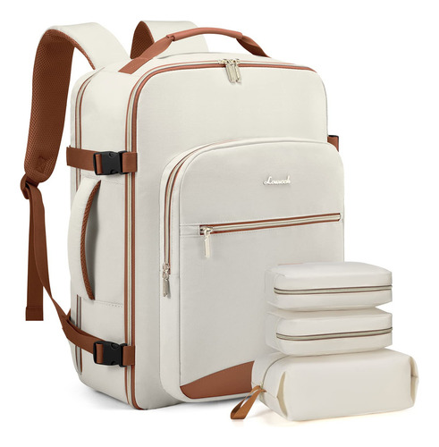 Mochila De Viaje Aprobada Por Vuelo 40l Beige