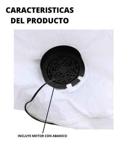 Imagen 4 de 10 de Inflable Decorativo Fantasma Halloween 3.80 Mts Con Luz