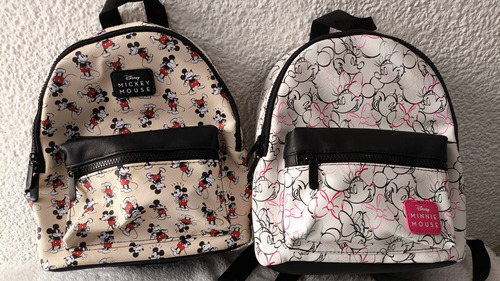 Mochila Minnie Mouse Y Mickey Mouse