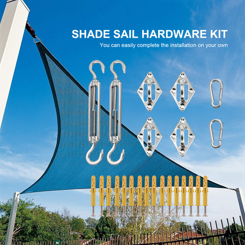 Kit De Herrajes Para Parasoles Rectangulares Con Gancho Para
