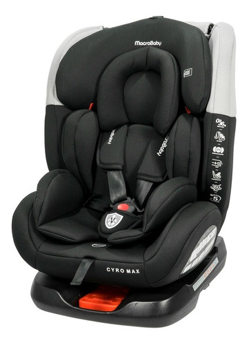 Butaca Isofix Gira 360º De 0 A 12 Años Macrobaby Cyro Max