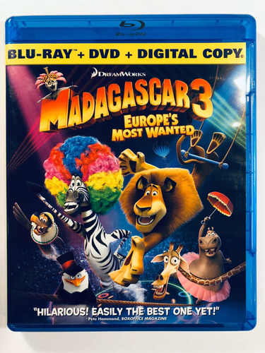 Madagascar 3 - Blu Ray + Dvd