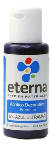 Acrílico Decorativo Eterna Color 50 Azul Ultramar La Plata