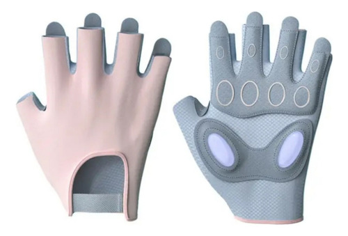 Guantes Mujer Para Gym Crossfit Pesas Sffit Con Silicona. 