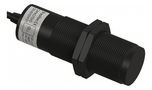 Sensor Capacitivo Nao Faceado Npn Diametro 30mm 4 Fios