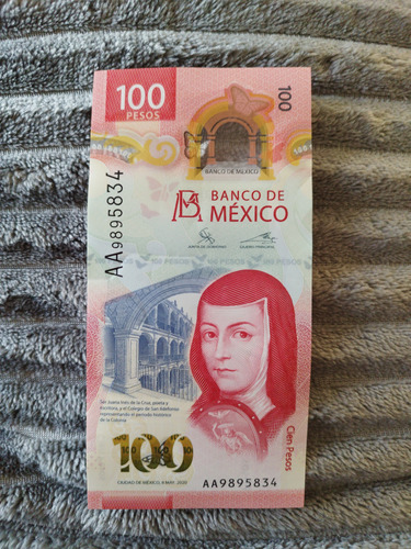 Billete De 100 Pesos Serie Aa 