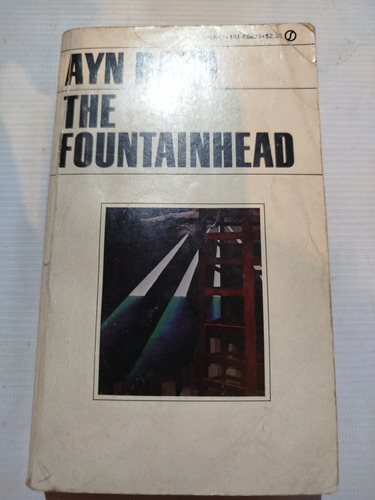 Libro Antiguo 1971 Ayn Rand The Fountainhead En Inglés 