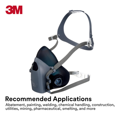 Respirador 3m 7503 De Media Cara Reutilizable Para Gases Y V
