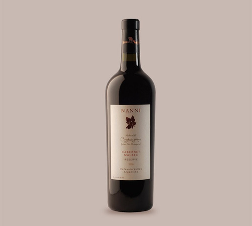 Vino Orgánico Nanni Reserva Canernet-malbec 750ml Local 