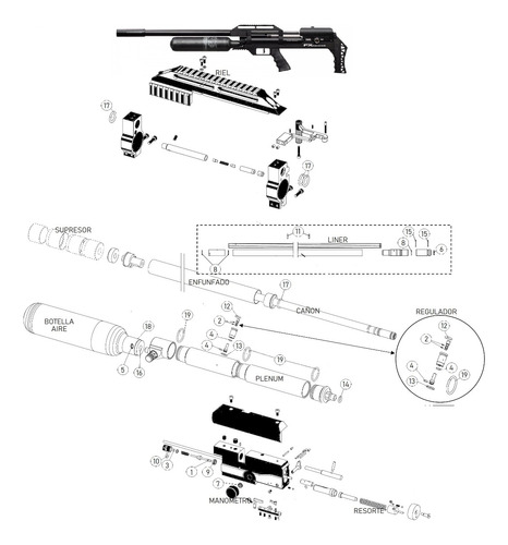 Kit Oring Pcp Fx Maverick