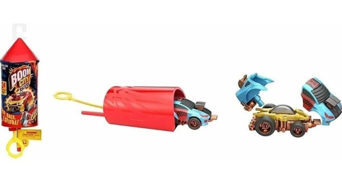 Vehiculo Con Lanzador Boom City Racers 40041 Pido Gancho