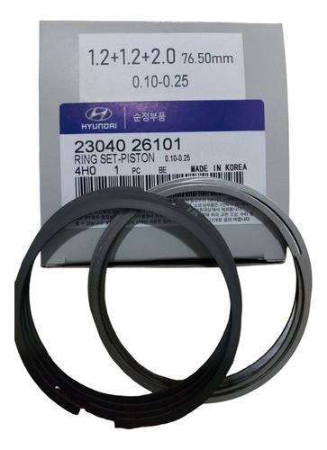 Anillos Aros Getz 1.6 Fino Fino 0.10 0.25