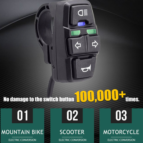 Enciende Y Apaga La Moto Con 3 Luces Delanteras