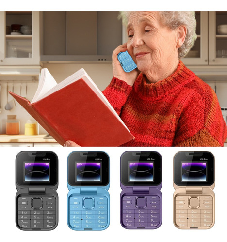 2025 Nuevo Flip Mini Teléfono Móvil Con Radio Fm 2 Tarjetas Sim