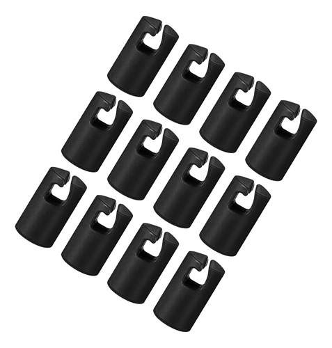 Funda Para Trampolín, Tapas Para Postes, Negro 12 Piezas