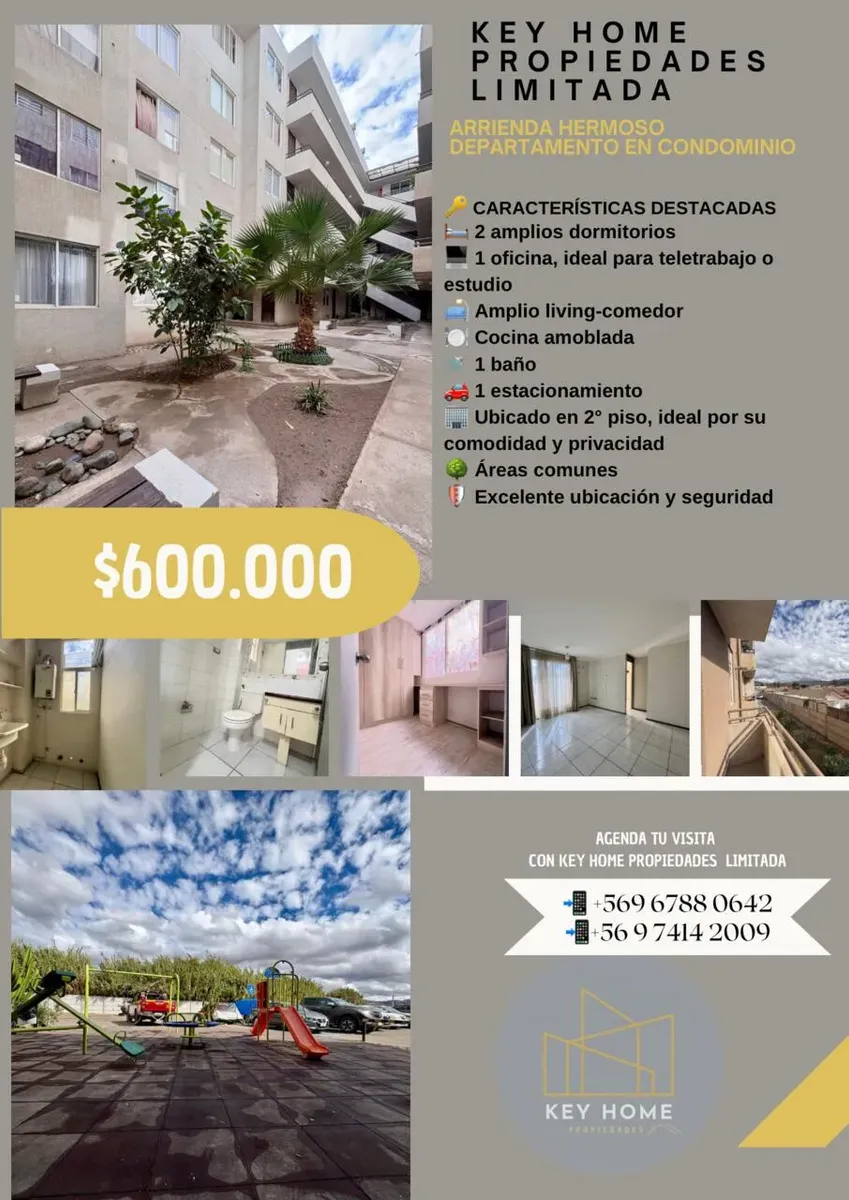 Imagen 1 de 14 de Se Arrienda Amplio Departamento Sin Muebles