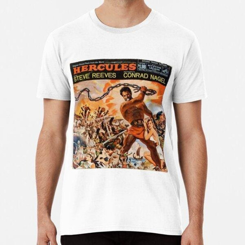 Remera Hércules, Steve Reeves, Ost Algodon Premium