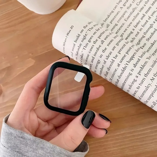 Imagen 3 de 10 de Funda Con Templado 360 Para Apple Watch 41 44 45mm Protector