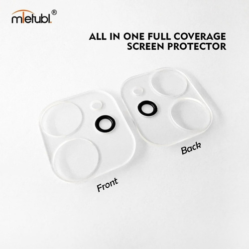 Imagen 3 de 7 de Lámina Vidrio Templado Cámara Para Apple iPhone 12 / Pro