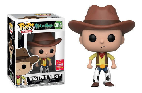 Pop Rick and Morty Western Morty #364 2018 Convención Funko