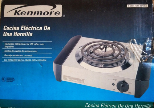 Cocina Electrica De 1 Hornilla Marca Kenmore