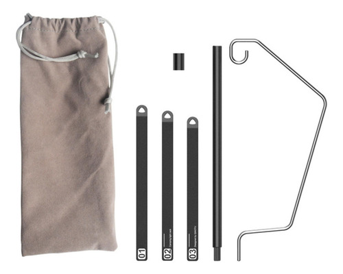 Colgador De Linterna Portátil Soporte De Linterna Plegable E