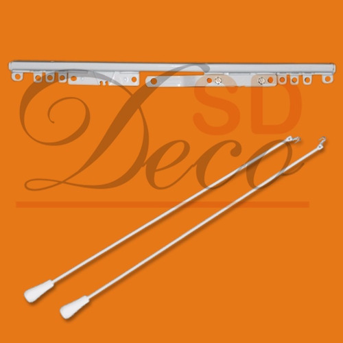Imagen 4 de 7 de Riel Americano Para Cortinas Completo - Sd Deco - Belgrano