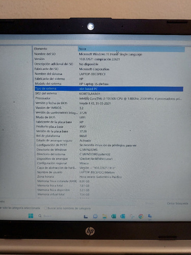 Notebook Hp Intel Core I7