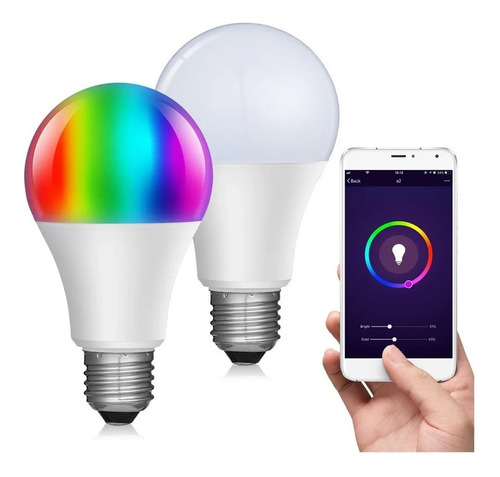 Lámpara Led Wifi 10w Cambia Colores Smartlife Alexa Google