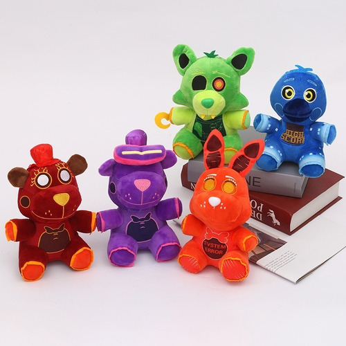 Imagen 2 de 7 de 5pcs Five Nights At Freddys Fnaf Muñeco Peluche Juguete 20cm