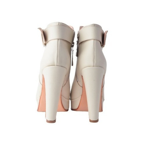 Botas Botinetas De Cuero De Mujer - Nigel - Ferraro