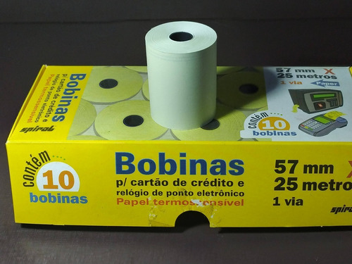 Imagem 4 de 6 de Bobina Termica Para Relogio De Ponto
