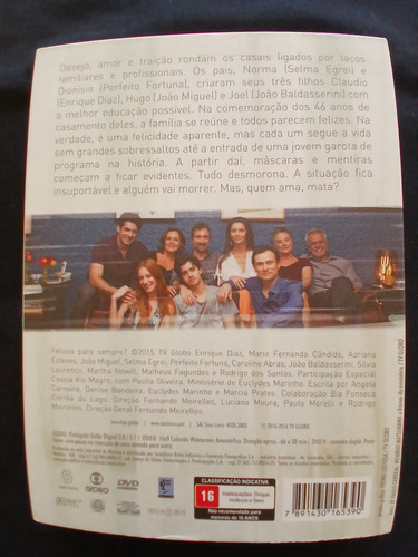 Box Felizes Para Sempre - Dvd Com 3 Discos Globo (Usado)