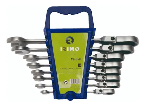 Juego Llave Combinada Crique Irimo 19-8-h 8piezas 8 A 19mm