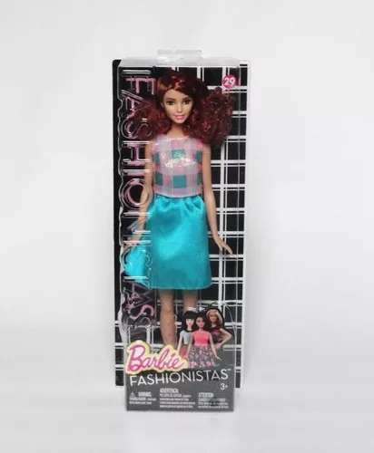 Barbie Fashionista com cabelo cacheado