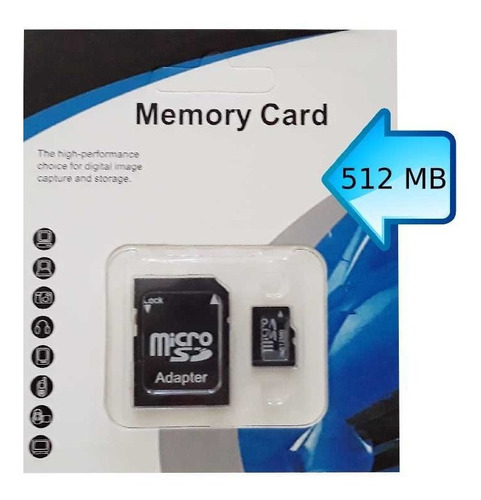 Cartão De Memória Micro Sd 512mb ( Megabytes ) / Antigo
