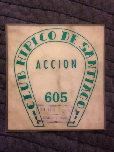 Imagen 1 de 2 de Club Hípico De Santiago Pase Antiguo