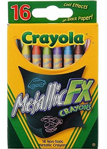 Crayones Metálicos Fx (2 Cajas De 16)