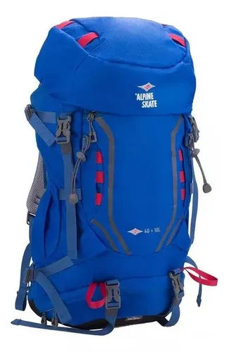 Mochila Trekking Alpine Skate 50 Litros Viaje Funda