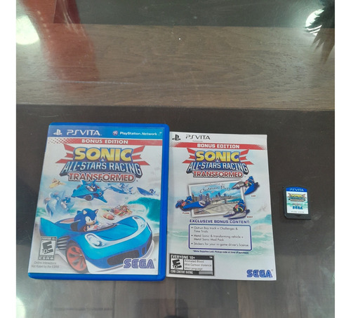 Sonic All Star Racing Transformed Para Ps Vita