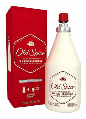 Pack 2 Old Spice Colonia Classic 125 Ml Spray On Vaporizador