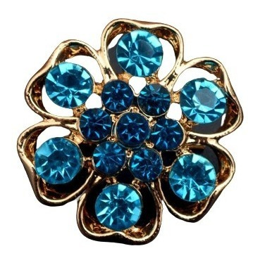 Prendedor Para Mujer Antiguo Flor Broches Clip Elegante Pins