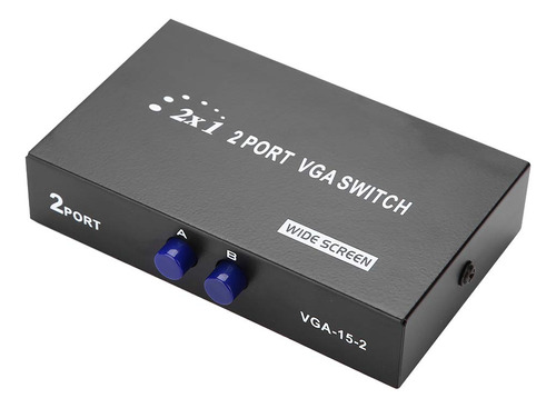 Cuifati Vga Switch Box,2 1 Out Switcher Splitter Dato Puerto